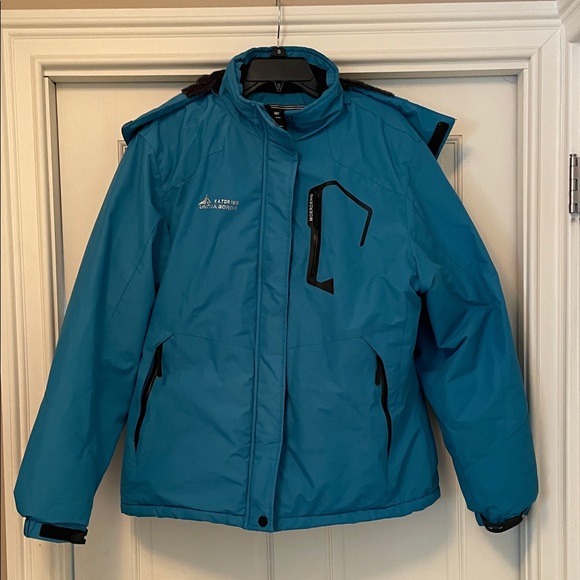 Women's Blue Ski & Snow Jacket - Picture 1 of 7